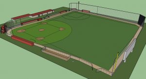 Proyecto aprobado para la construcción del campo de béisbol en Santander