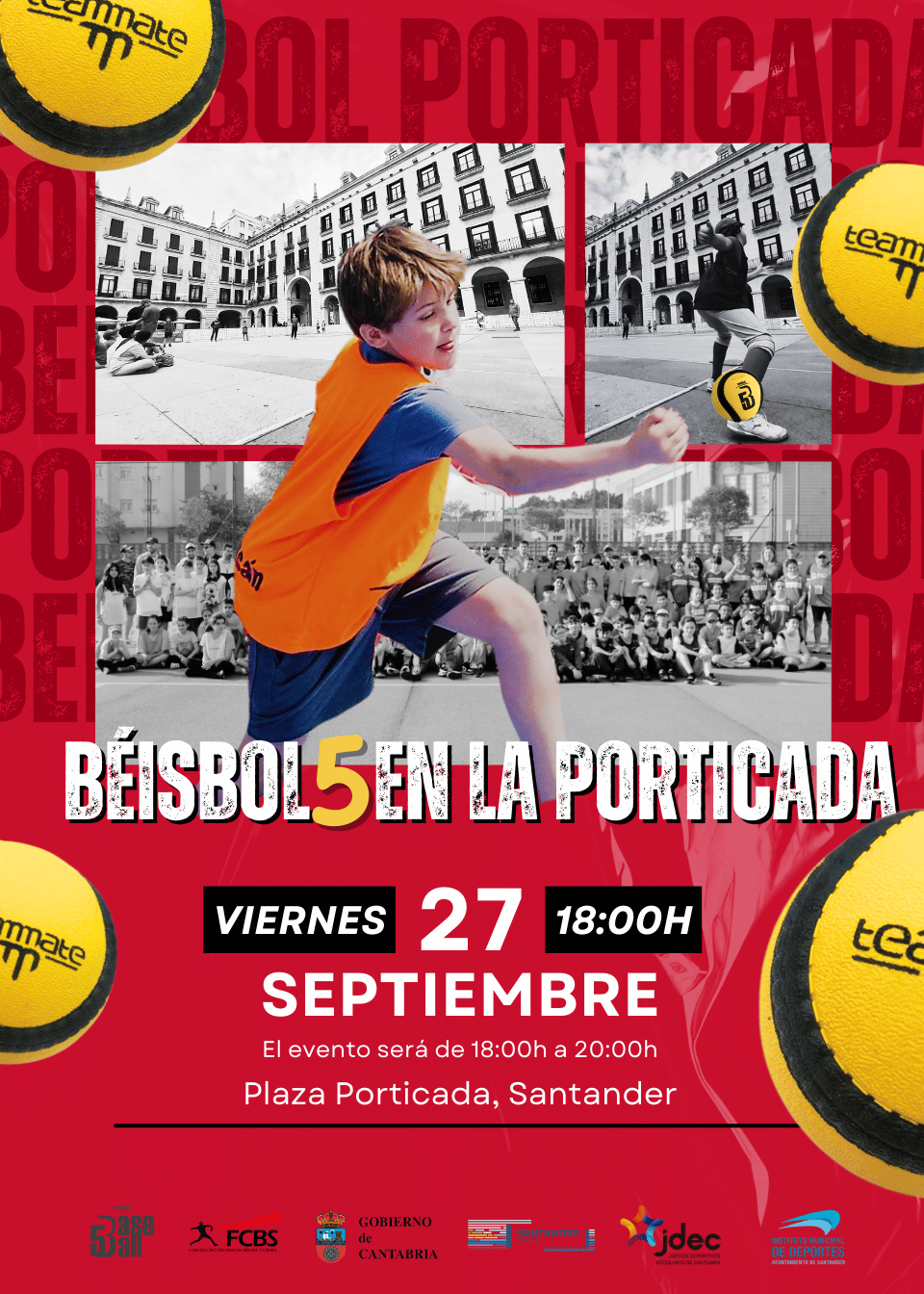 Cartel Porticada 2024